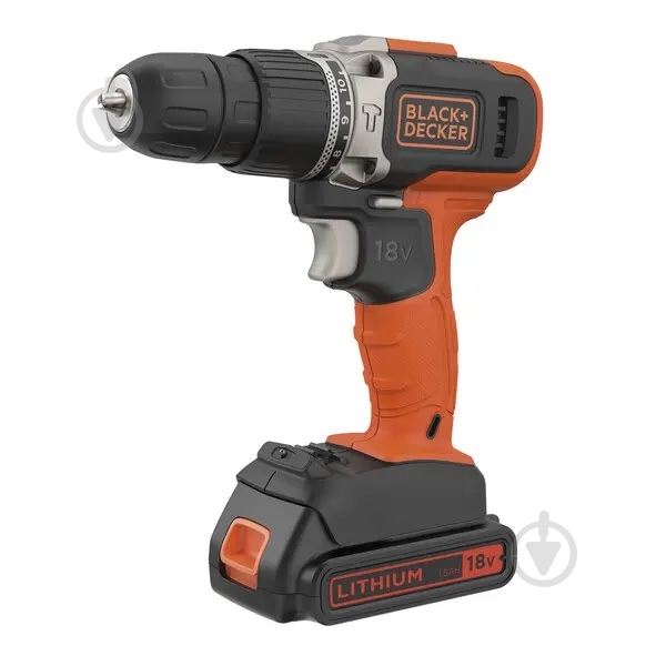 Шуруповерт ударный аккумуляторный Black+Decker BCD003C1 - фото 1 Шуруповерт ударный аккумуляторный Black+Decker BCD003C1 - фото 1