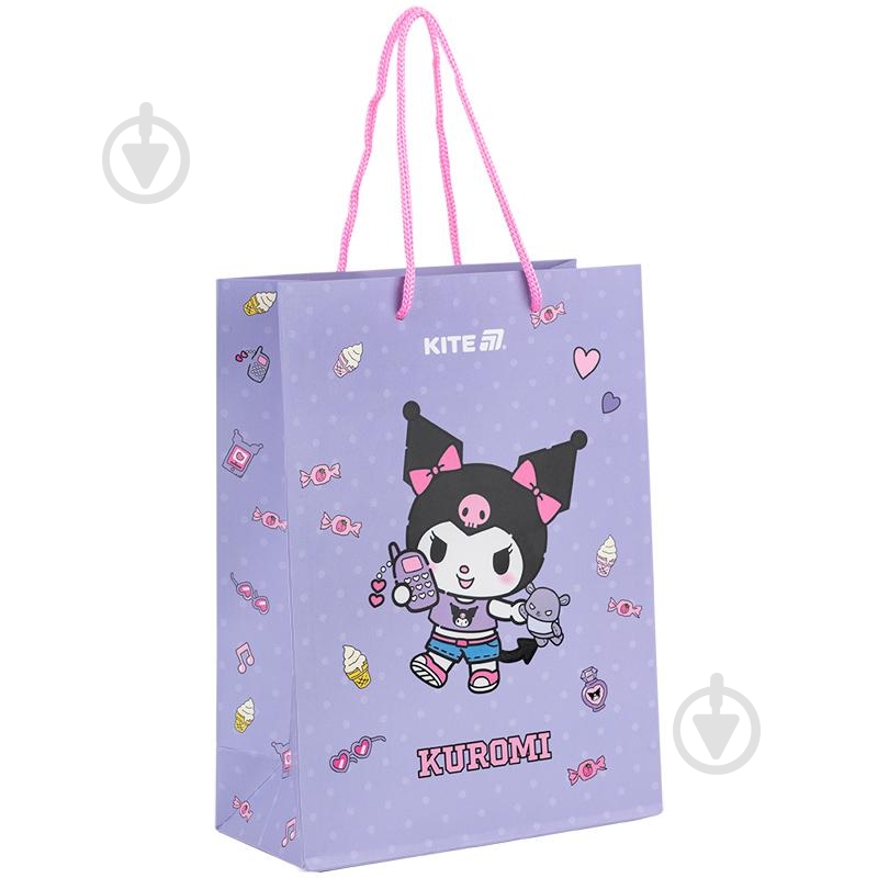 Пакет подарочный 18х24 см Kuromi-2 KITE - фото 2 Пакет подарочный 18х24 см Kuromi-2 KITE - фото 2