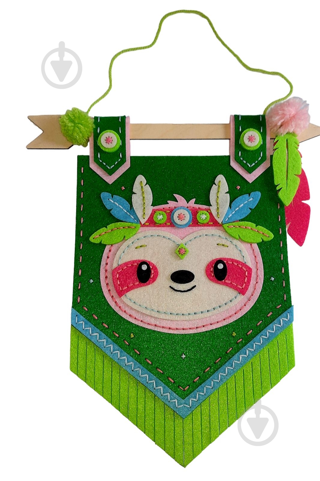 Набор для творчества Apli Krapli Сшей сам флажок на стену из фетра Линивец ЗП-06 - фото 1 Набор для творчества Apli Krapli Сшей сам флажок на стену из фетра Линивец ЗП-06 - фото 1