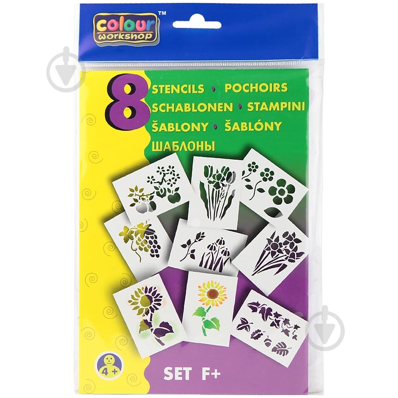 Трафарет БлоПен набор F+ Цветы 9996 f_8 Centropen - фото 1