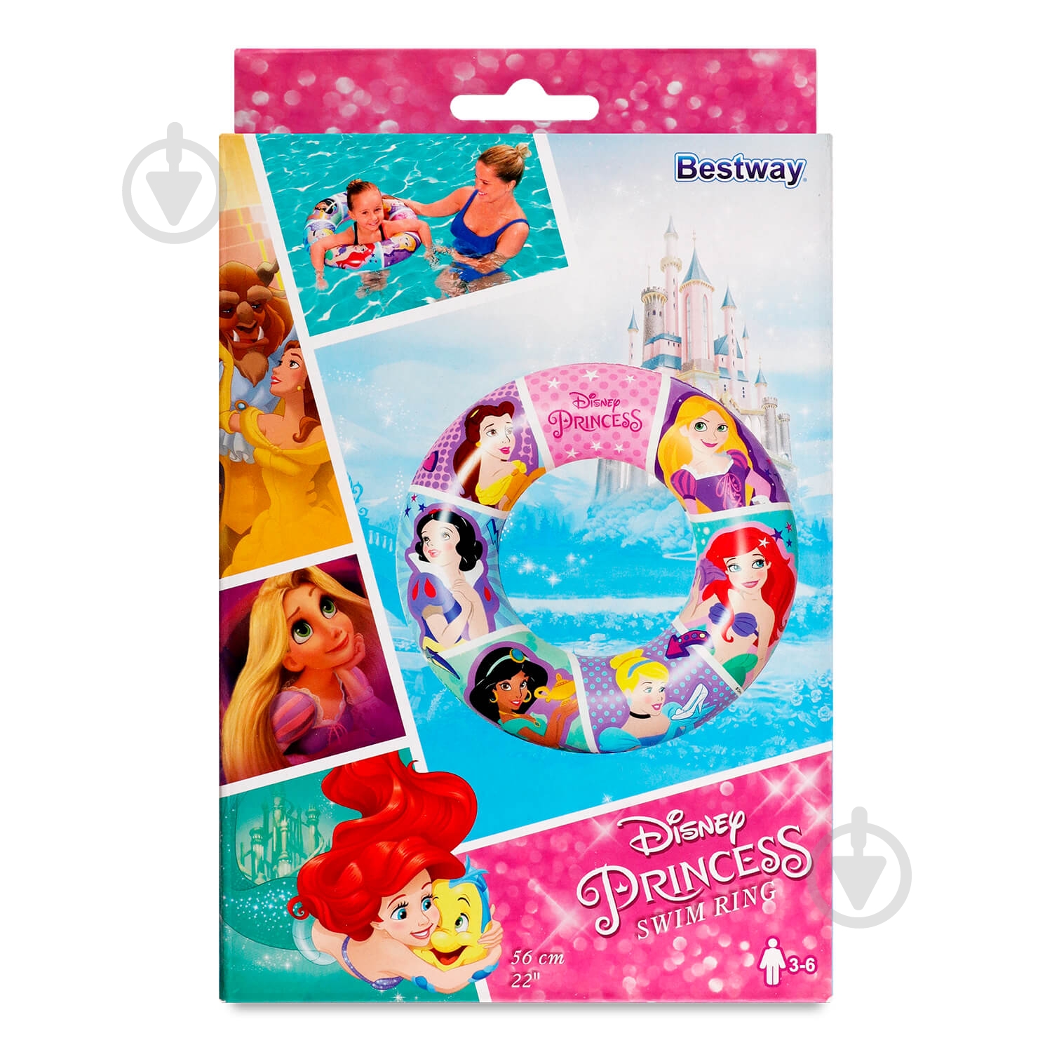 Круг Bestway ø56 Русалочка (91043) в ассорт. - фото 1