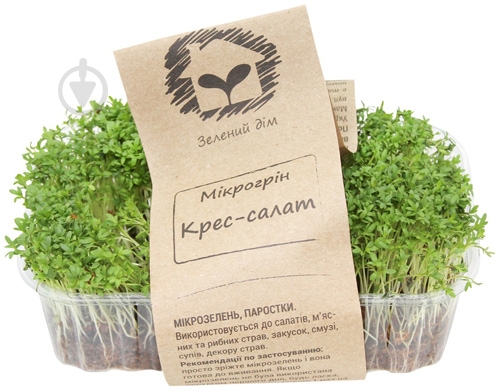 Микрозелень Зелений дім кресс-салата - фото 1