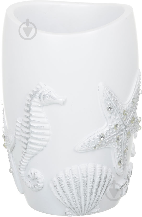 Стакан Luna для полоскання RE0295A-TB-white-sea - фото 1