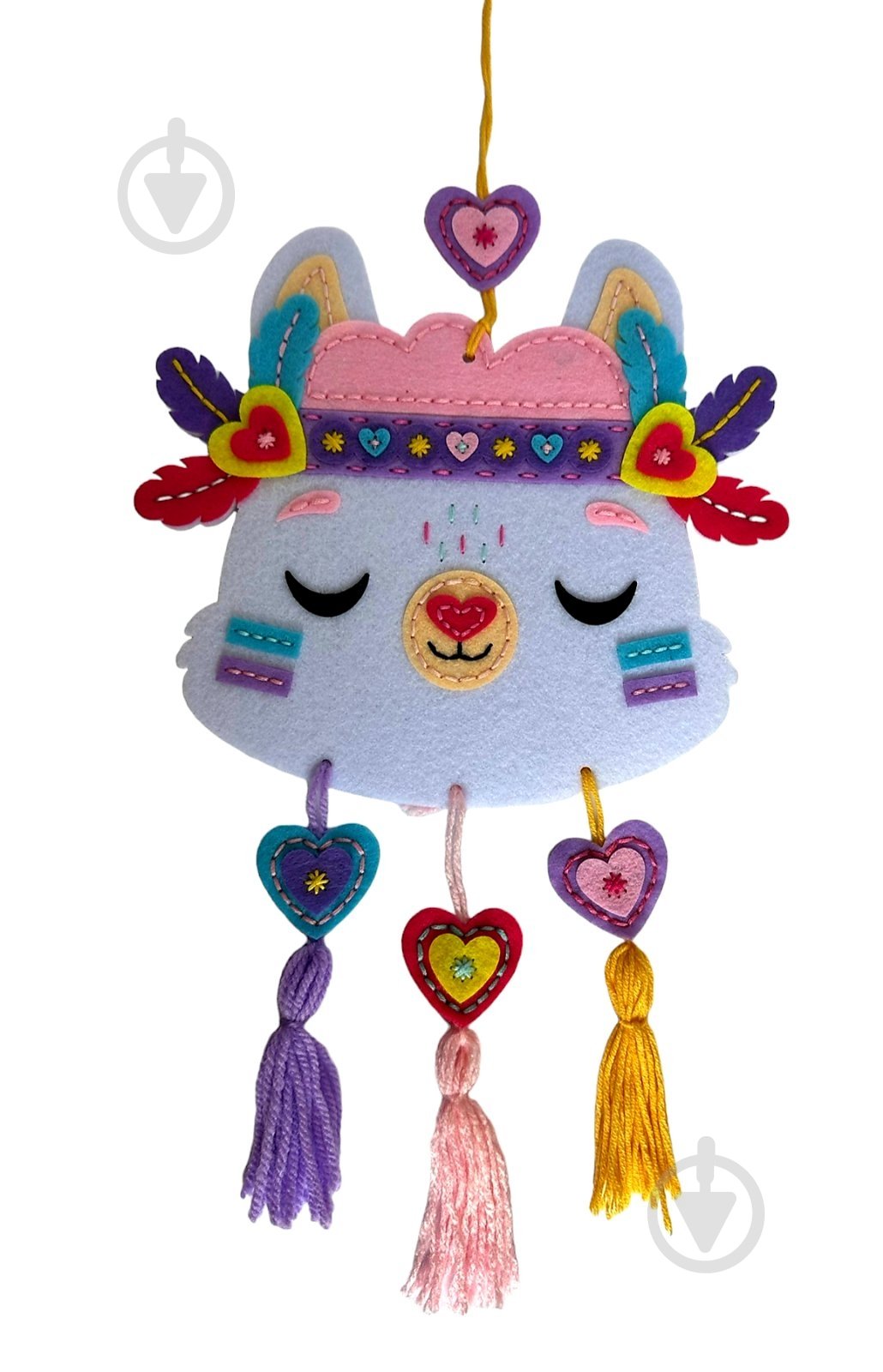 Набір для творчості Apli Krapli Зший сам підвіска на стінку з фетру Лама ЗП-10 - фото 1 Набір для творчості Apli Krapli Зший сам підвіска на стінку з фетру Лама ЗП-10 - фото 1