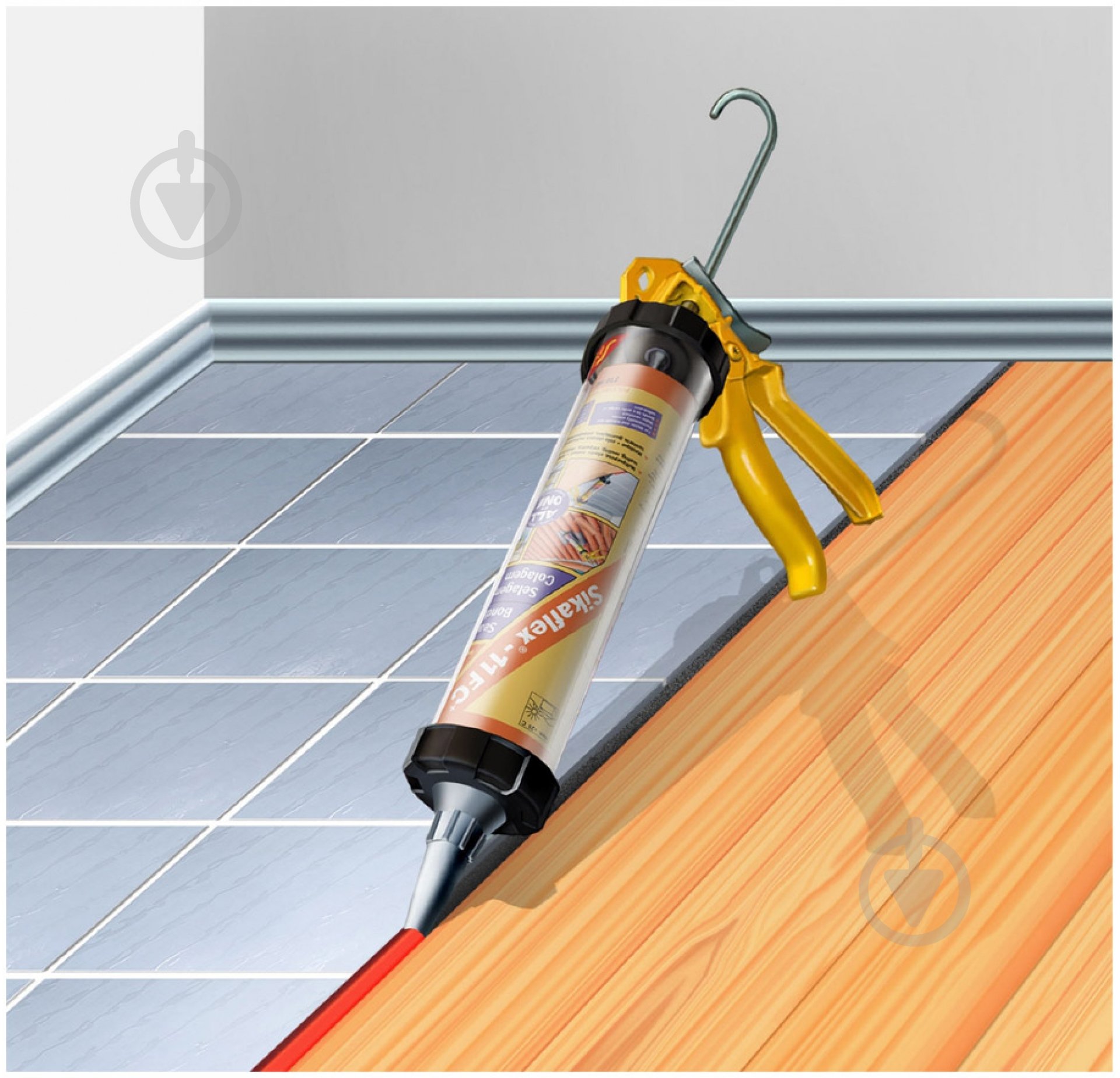 Клей-герметик поліуретановий Sika Sikaflex-11FC білий 310 мл - фото 3 Клей-герметик поліуретановий Sika Sikaflex-11FC білий 310 мл - фото 3