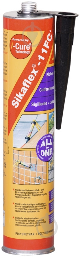 Клей-герметик полиуретановый Sika Sikaflex-11FC черный 310 мл - фото 2 Клей-герметик полиуретановый Sika Sikaflex-11FC черный 310 мл - фото 2