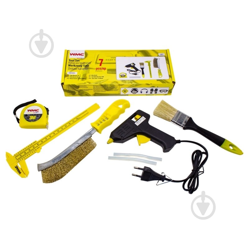 Набір ручного інструменту WMC TOOLS 7 шт. WT-1007 - фото 1 Набір ручного інструменту WMC TOOLS 7 шт. WT-1007 - фото 1