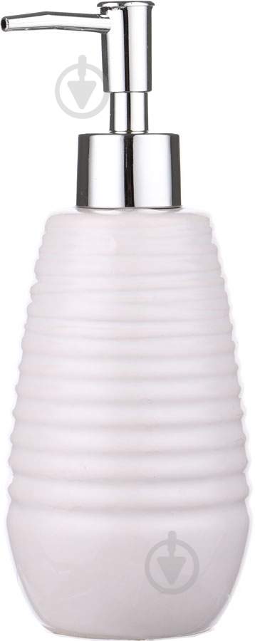 Дозатор для рідкого мила Luna RING, CE1355A-LD-white - фото 1