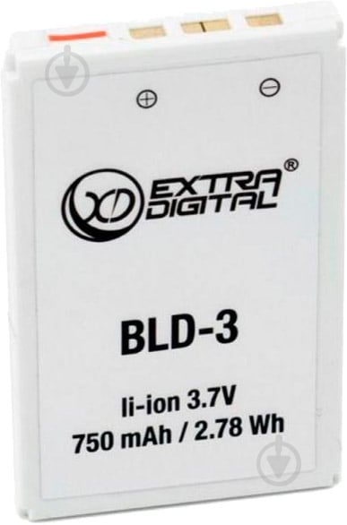 Аккумулятор EXTRADIGITAL Nokia BLD-3 750 мА/ч (BMN6287) - фото 2 Аккумулятор EXTRADIGITAL Nokia BLD-3 750 мА/ч (BMN6287) - фото 2