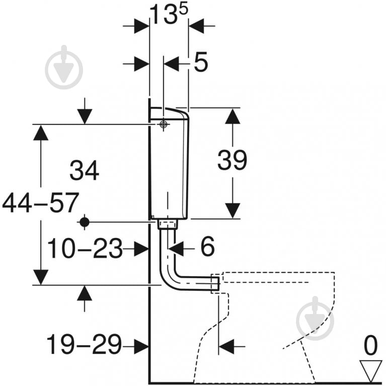 Бачок для унитаза Geberit Rio 136.6 - фото 6 Бачок для унитаза Geberit Rio 136.6 - фото 6