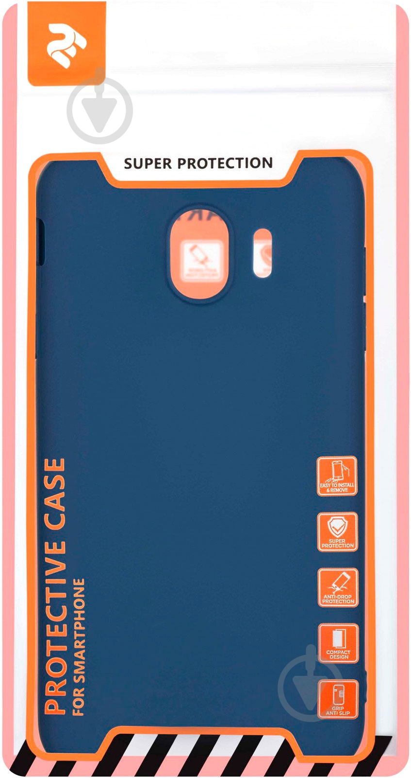 Чехол 2E Basic Soft touch для Samsung Galaxy J4 2018/J400 navy (2E-G-J4-18-NKST-NV) - фото 3