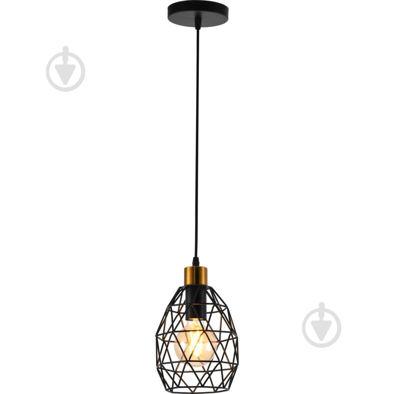 Подвес ELIOS Home 1x10 Вт /E27 черный DL1418 - фото 1