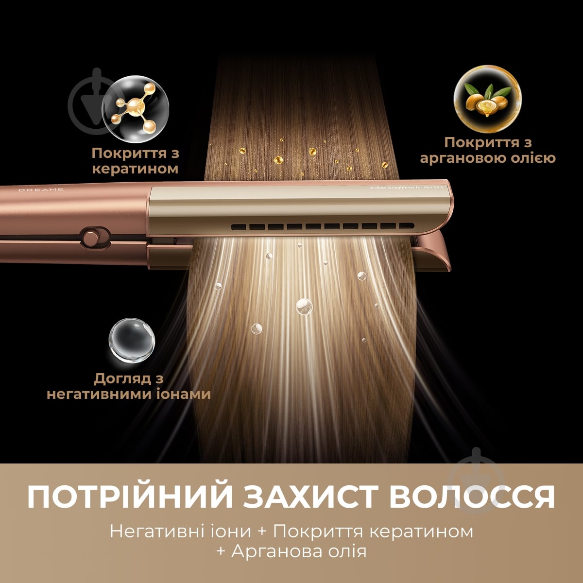 Фен DREAME Aero Straight Gold AMA10A - фото 6
