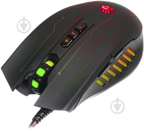 Мишка A4Tech Q81 Circuit Bloody black - фото 1