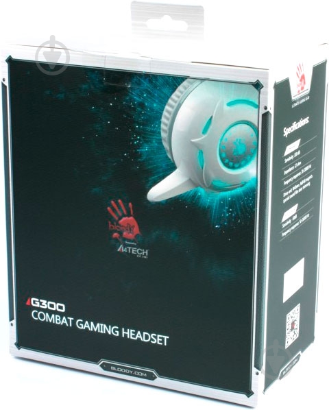 Гарнітура A4Tech G300 Bloody black/red - фото 7