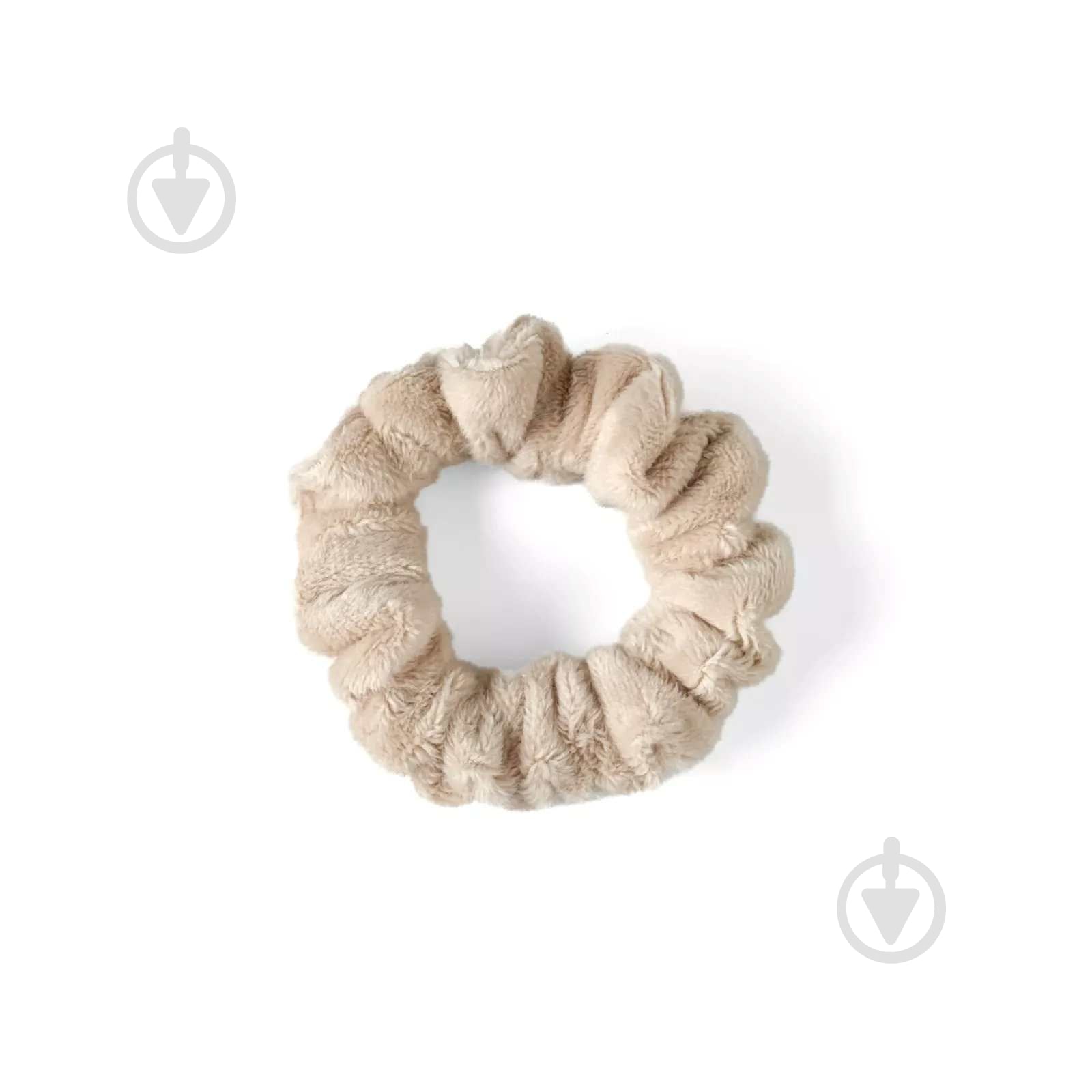 Резинка для волос MISO accessory мини плюш беж - фото 1