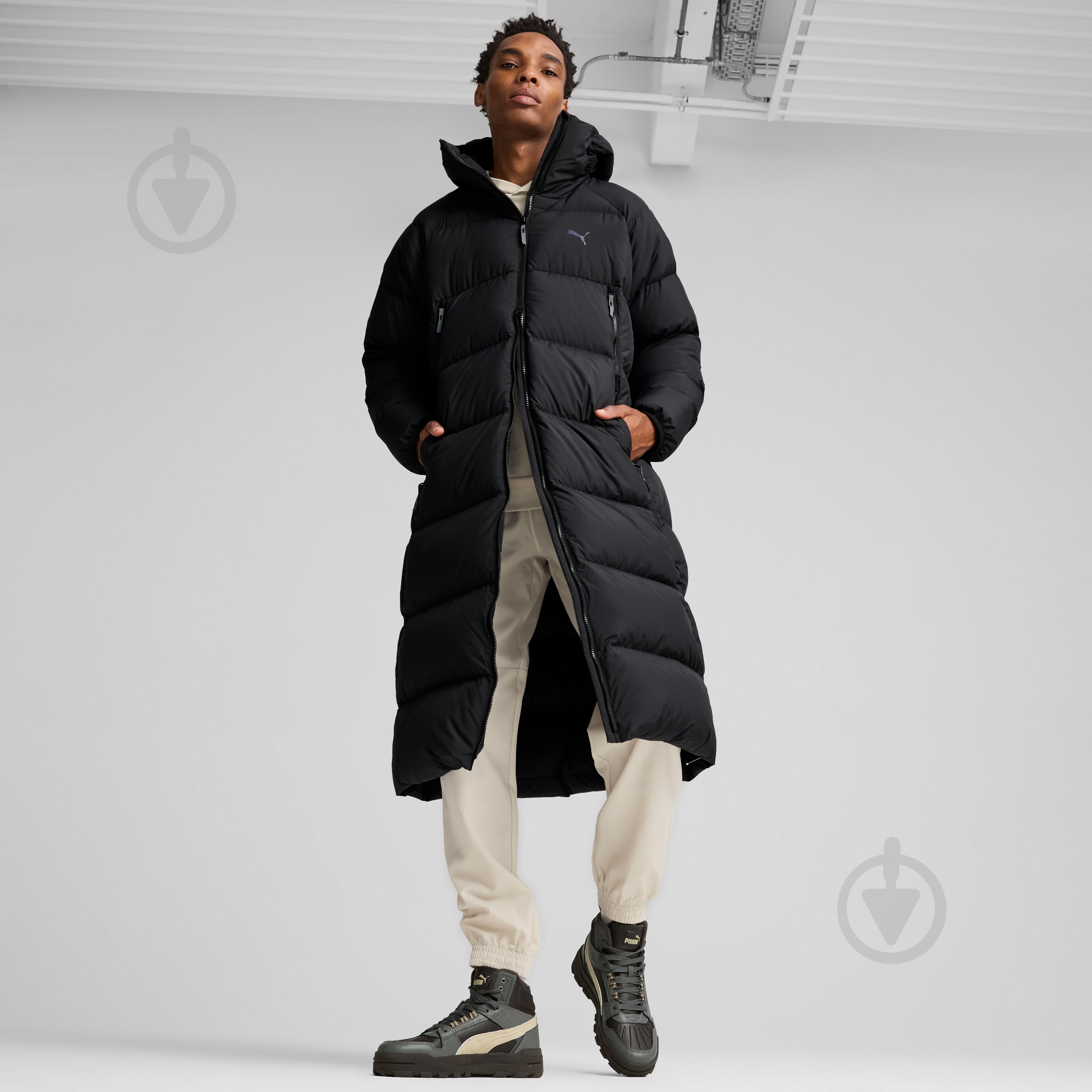 ᐉ Пуховик чоловічий зимовий Puma LONG HOODED DOWN COAT 62646701 р