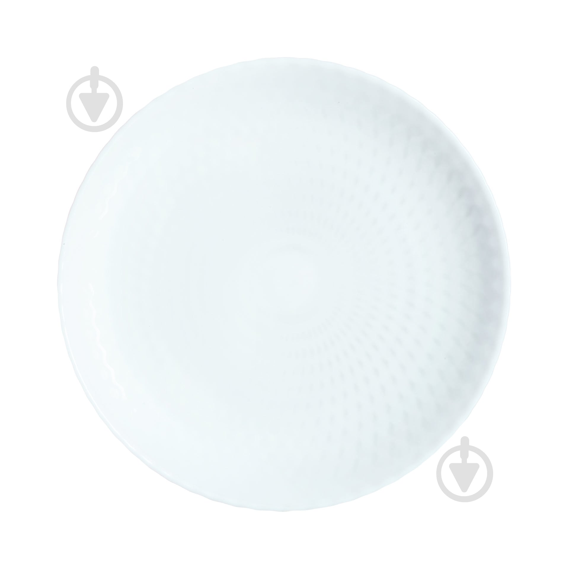 Тарелка десертная Luminarc PAMPILLE WHITE 19 см - фото 1 Тарелка десертная Luminarc PAMPILLE WHITE 19 см - фото 1