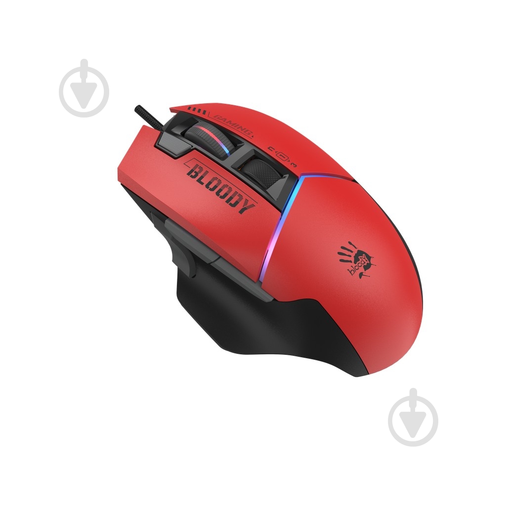 Игровая мышь BLOODY RGB, 20 000 CPI, Alpha20K red (W95 Ultra (Sports Red)) - фото 2 Игровая мышь BLOODY RGB, 20 000 CPI, Alpha20K red (W95 Ultra (Sports Red)) - фото 2