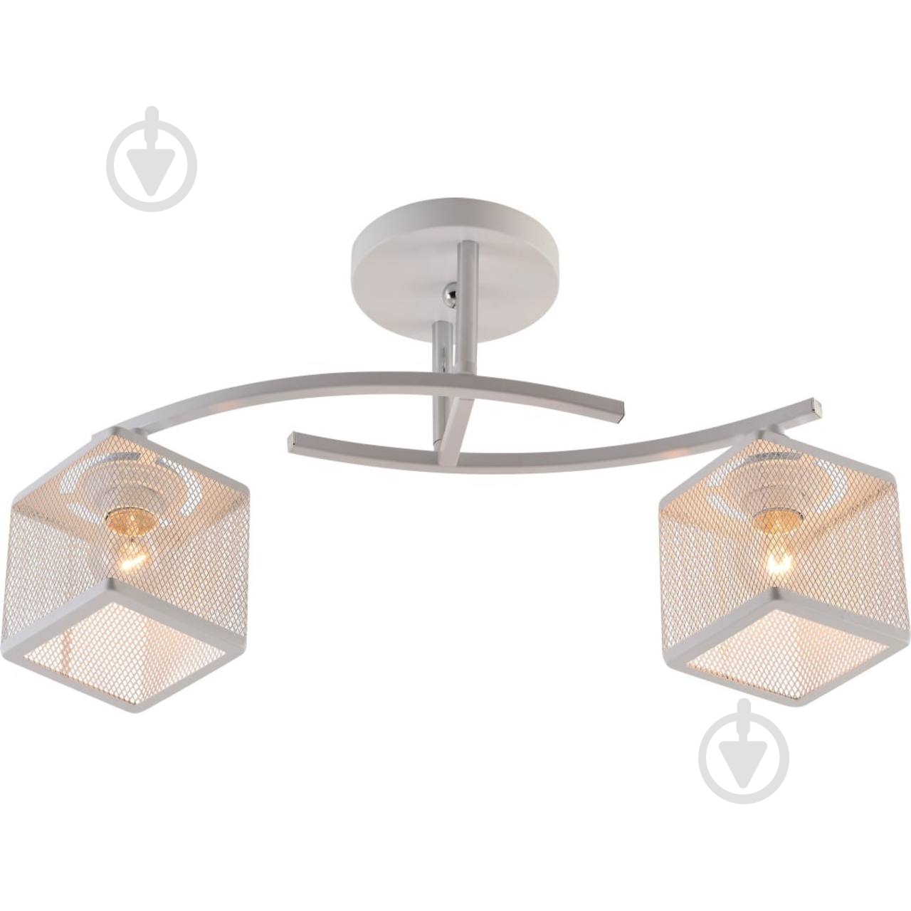 Люстра ELIOS Lustre 2x10 Вт E27 белый DL1331 - фото 1 Люстра ELIOS Lustre 2x10 Вт E27 белый DL1331 - фото 1