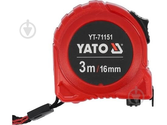 Рулетка YATO YT-71151 3 м x 16 мм - фото 1 Рулетка YATO YT-71151 3 м x 16 мм - фото 1