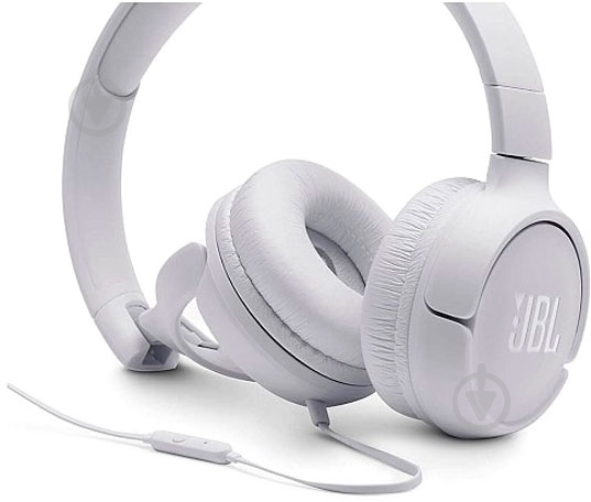 Наушники JBL T500 white (JBLT500WHT) - фото 6 Наушники JBL T500 white (JBLT500WHT) - фото 6