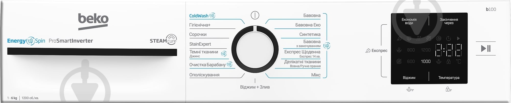 Стиральная машина Beko BM1WFSU36243WB - фото 7