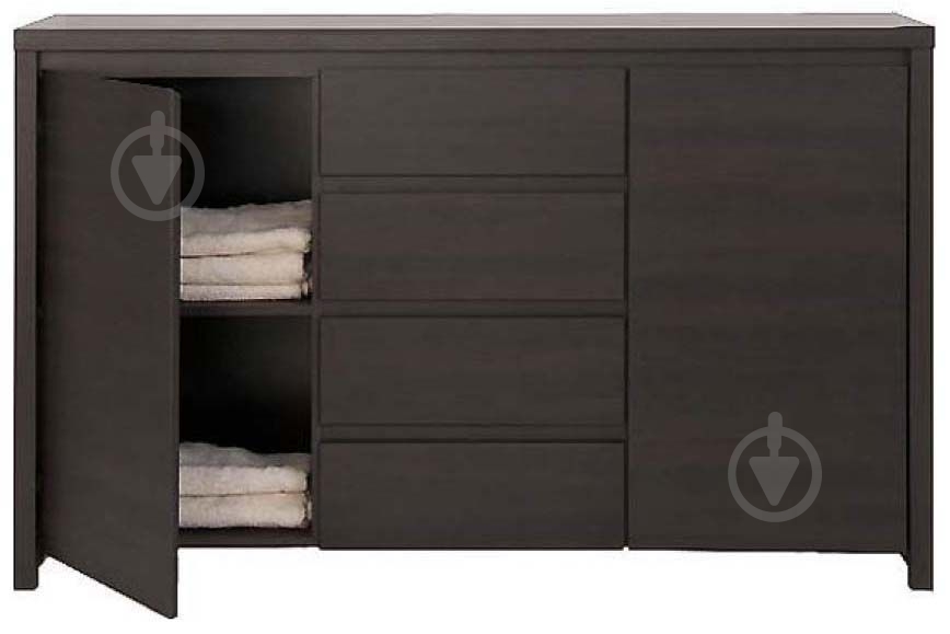 Шкафчик BRW Україна KOM 4S Kaspian дуб венге - фото 1