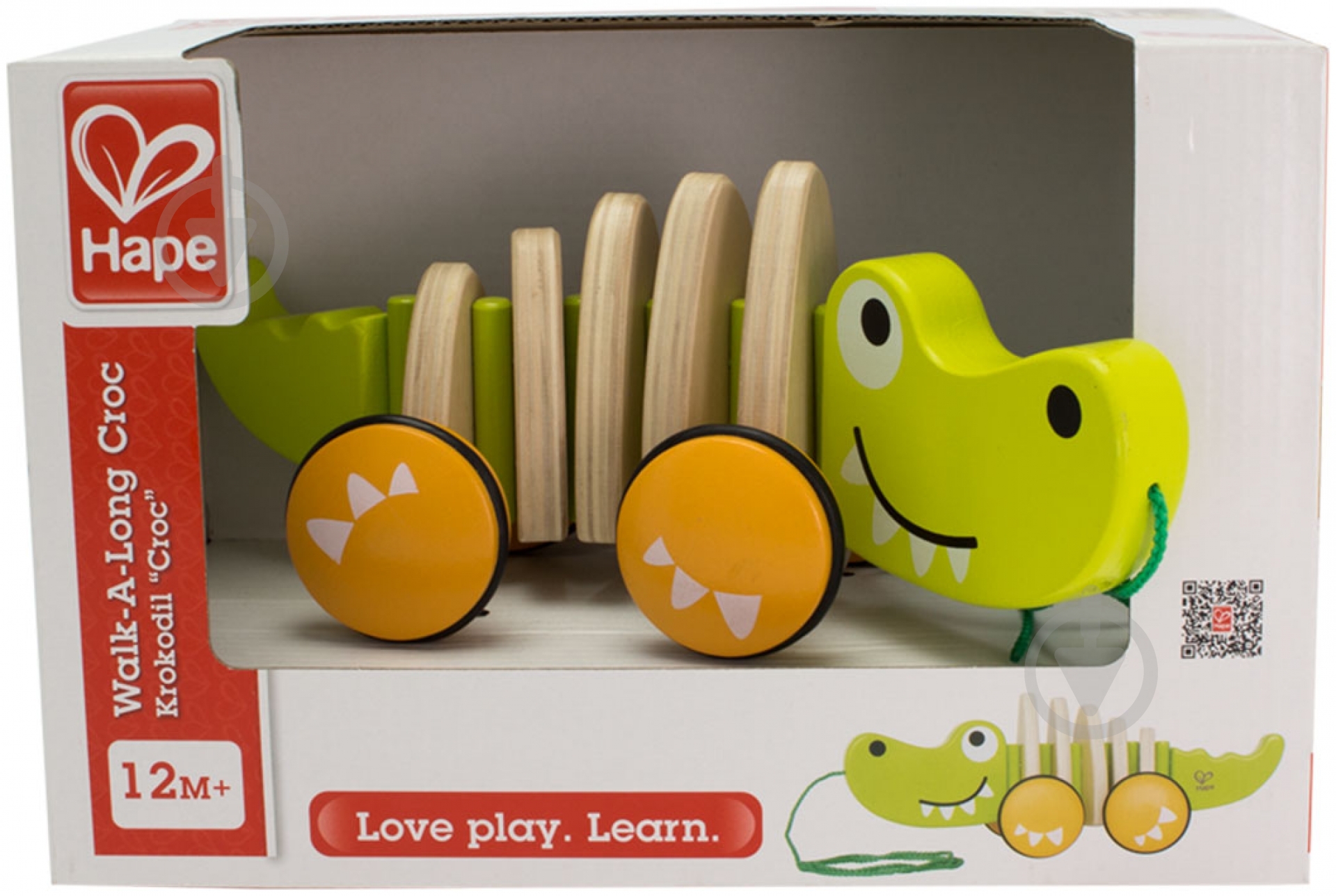 Каталка Hape Крокодил E0348 - фото 1