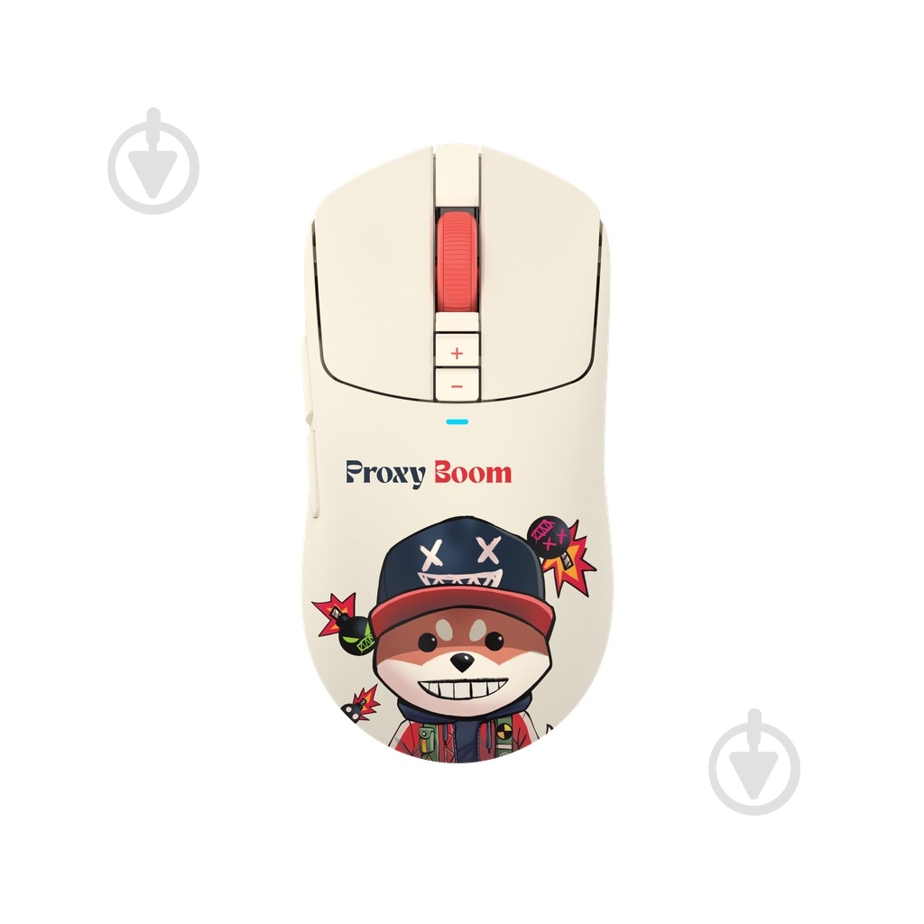 Ігрова миша BLOODY 2.4 ГГц, 20000 CPI, сенсор Alpha 20K Engine white (R72 Ultra (Proxy Boom)) - фото 1 Ігрова миша BLOODY 2.4 ГГц, 20000 CPI, сенсор Alpha 20K Engine white (R72 Ultra (Proxy Boom)) - фото 1