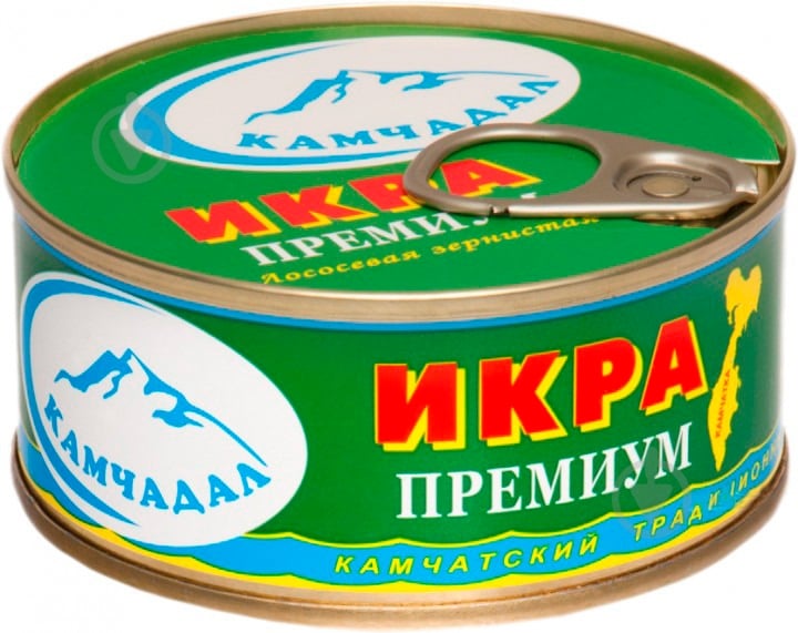 Икра лососевая ПРЕМИУМ 100г Камчадал - фото 1