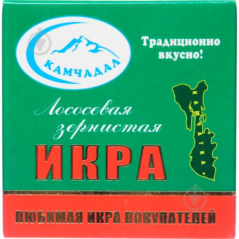 Икра лососевая ПРЕМИУМ 100г Камчадал - фото 2