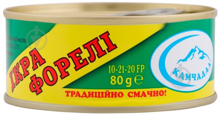 Икра лососевая форели 80г Камчадал - фото 1