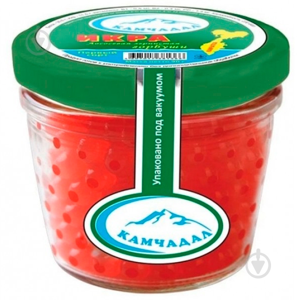 Икра лососевая 90г Камчадал - фото 1 Икра лососевая 90г Камчадал - фото 1