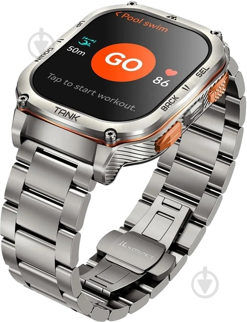 Смарт-часы Kospet Tank M3 Ultra SE Silver (M3 ULTRA SE SILVER) - фото 2 Смарт-часы Kospet Tank M3 Ultra SE Silver (M3 ULTRA SE SILVER) - фото 2