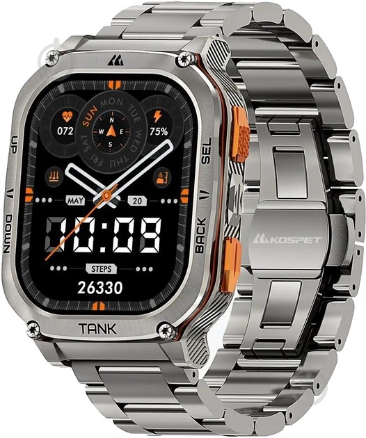 Смарт-часы Kospet Tank M3 Ultra SE Silver (M3 ULTRA SE SILVER) - фото 1 Смарт-часы Kospet Tank M3 Ultra SE Silver (M3 ULTRA SE SILVER) - фото 1