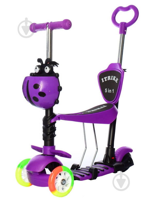 Самокат iTrike фиолетовый JR3-026-C-V - фото 1 Самокат iTrike фиолетовый JR3-026-C-V - фото 1