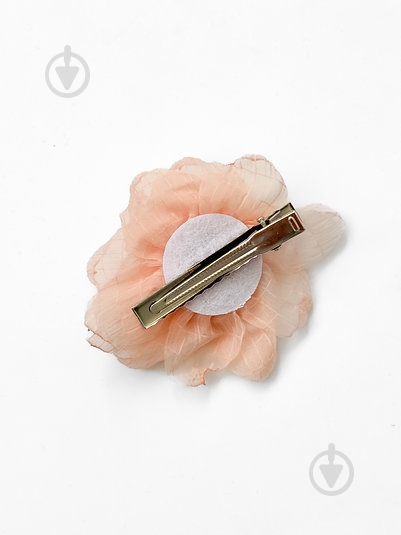 Затискач для волосся MISO accessory квітка персикова - фото 2 Затискач для волосся MISO accessory квітка персикова - фото 2