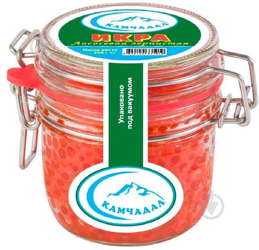 Икра лососевая 200г Камчадал - фото 1 Икра лососевая 200г Камчадал - фото 1