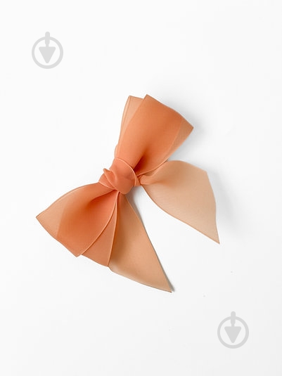 Зажим для волос MISO accessory бант малый персиковый - фото 1 Зажим для волос MISO accessory бант малый персиковый - фото 1
