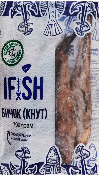 Бычок IFISH черноморский Кнут 700 г - фото 1 Бычок IFISH черноморский Кнут 700 г - фото 1