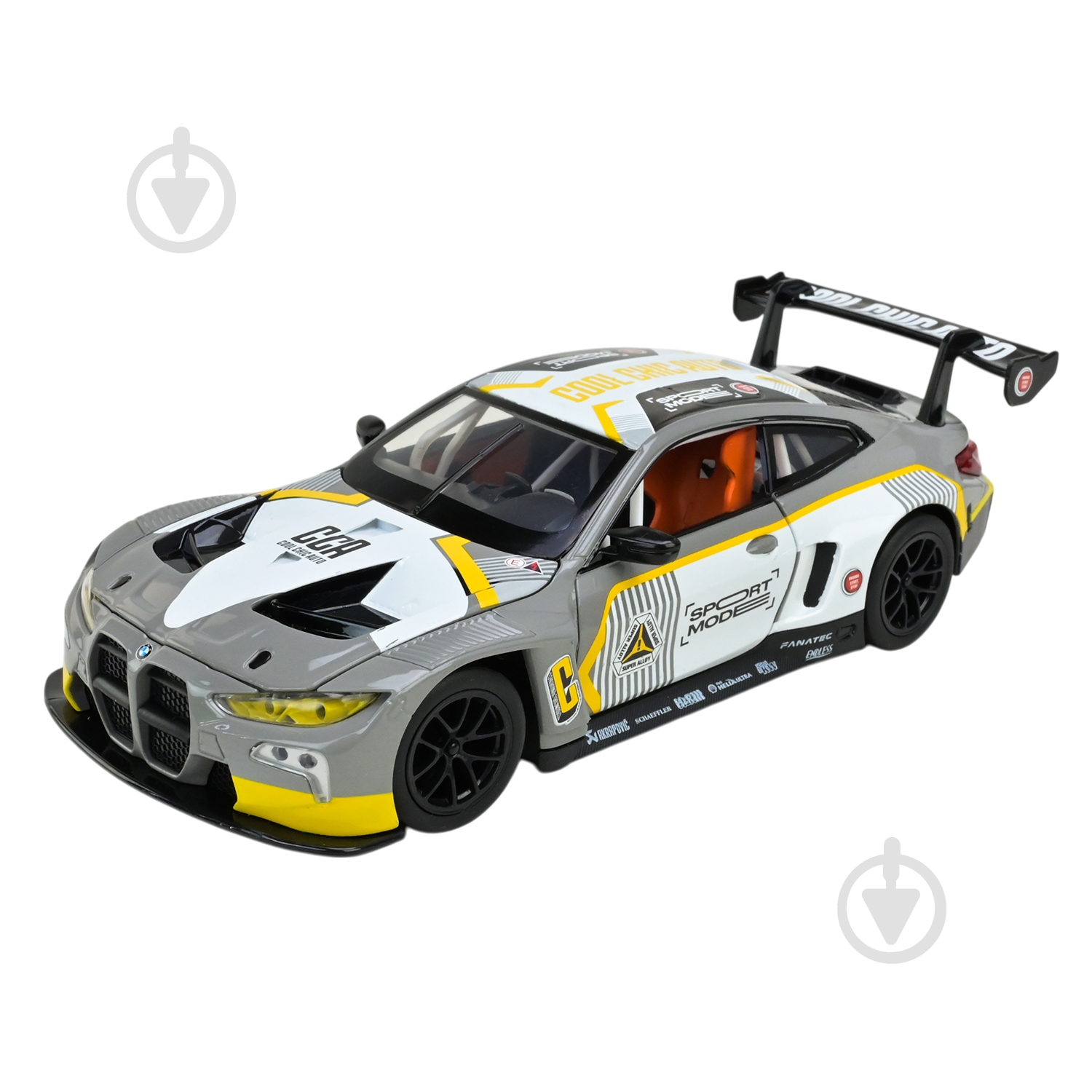 Автомодель Автопром 1:24 BMW M4 GT3 68282A(G) - фото 1