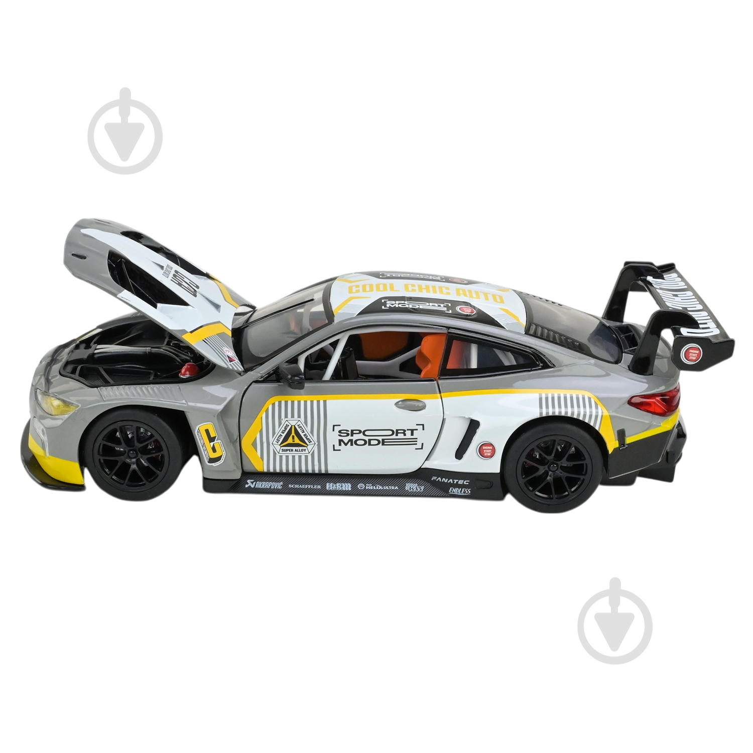 Автомодель Автопром 1:24 BMW M4 GT3 68282A(G) - фото 4