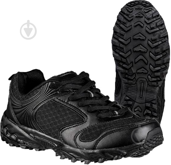 Кроссовки мужские демисезонные Mil-Tec БУНДЕСВЕР "BW SPORTSCHUHE GELANDE ORIG." 12883000 р.41 черные - фото 1