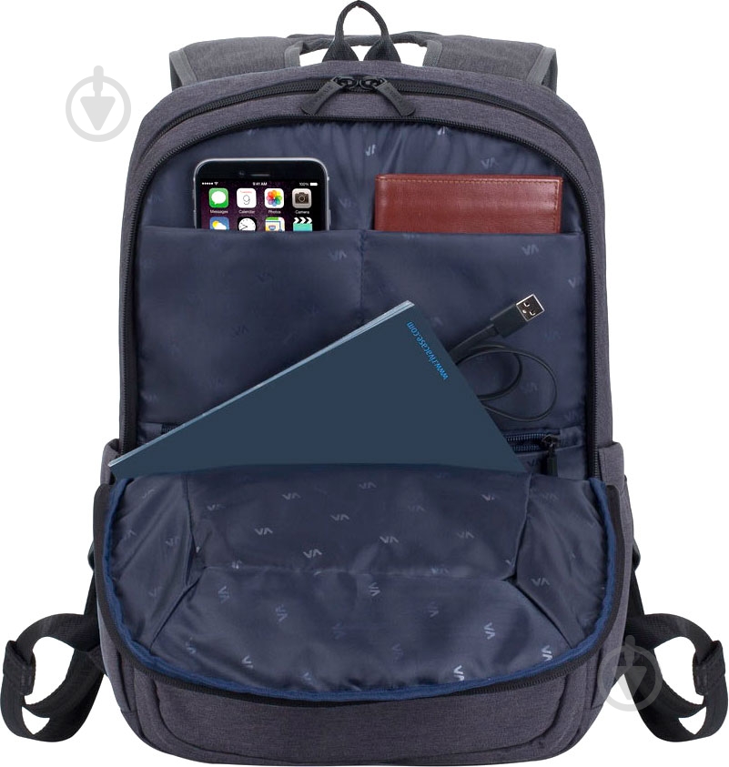 Рюкзак RivaCase 15.6" black (7760 (Black)) - фото 4