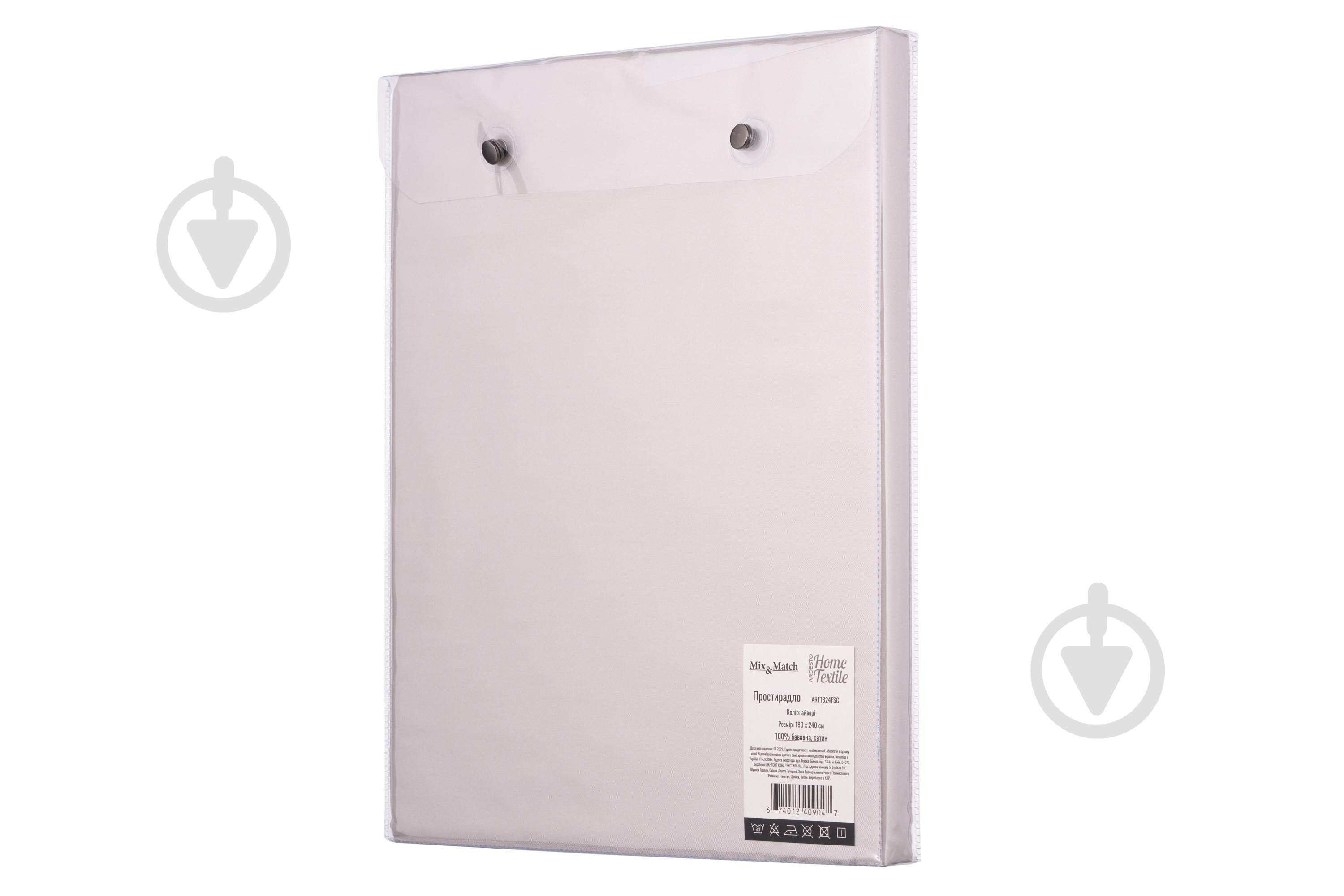 Простирадло Mix&Match ART1824FSC 180x240 см айворі Ardesto - фото 6 Простирадло Mix&Match ART1824FSC 180x240 см айворі Ardesto - фото 6