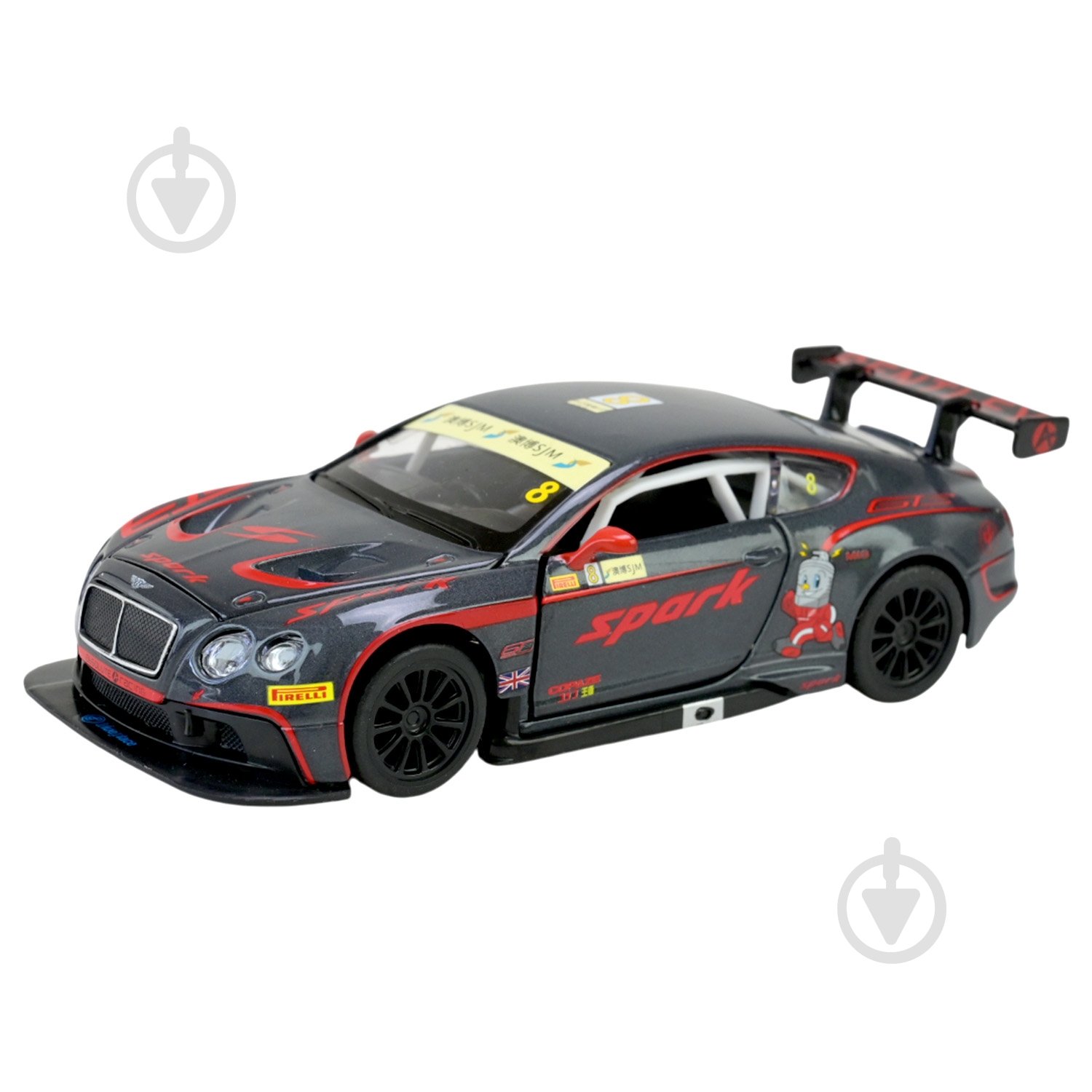 Автомодель Автопром 1:32 Bentley Continental GT3 68353C - фото 3 Автомодель Автопром 1:32 Bentley Continental GT3 68353C - фото 3