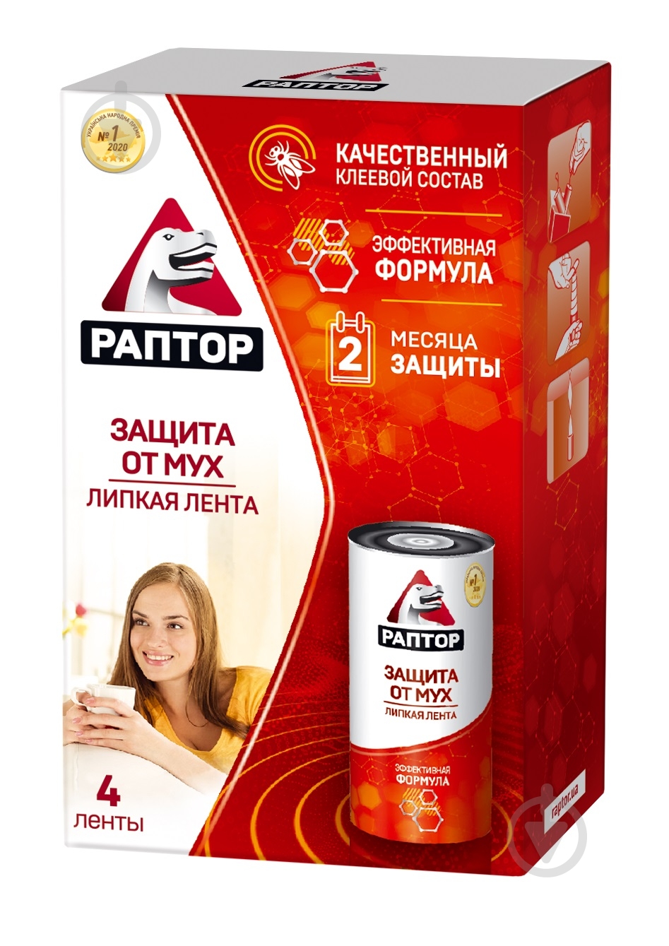 Лента-липучка РАПТОР 4 шт./уп. - фото 1