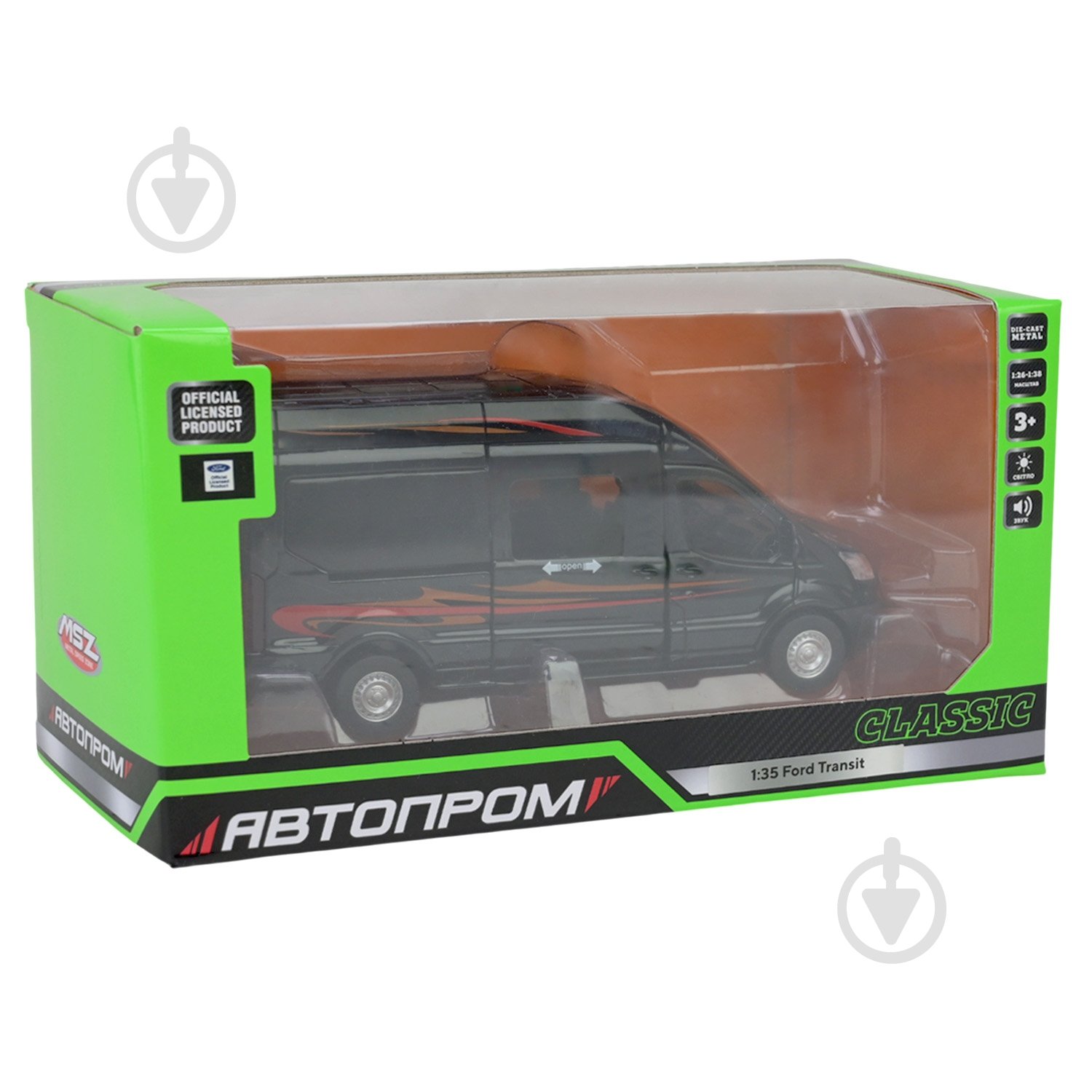 Автомодель Автопром 1:35 Ford Transit 68453 - фото 6 Автомодель Автопром 1:35 Ford Transit 68453 - фото 6