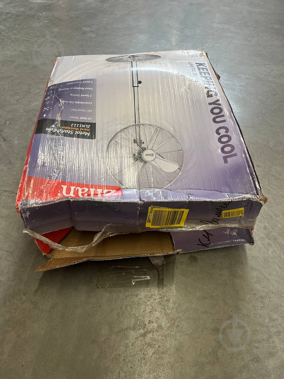 УЦЕНКА! Вентилятор напольный Zilan ZLN1112 (УЦ №2440) - фото 5 УЦЕНКА! Вентилятор напольный Zilan ZLN1112 (УЦ №2440) - фото 5